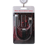 Star Decoration Lamp(R) packaging showing USB cable and lamp design with star patterns.